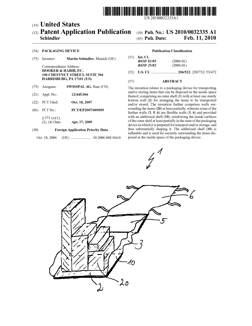 Packaging Device - diagram, schematic, and image 01