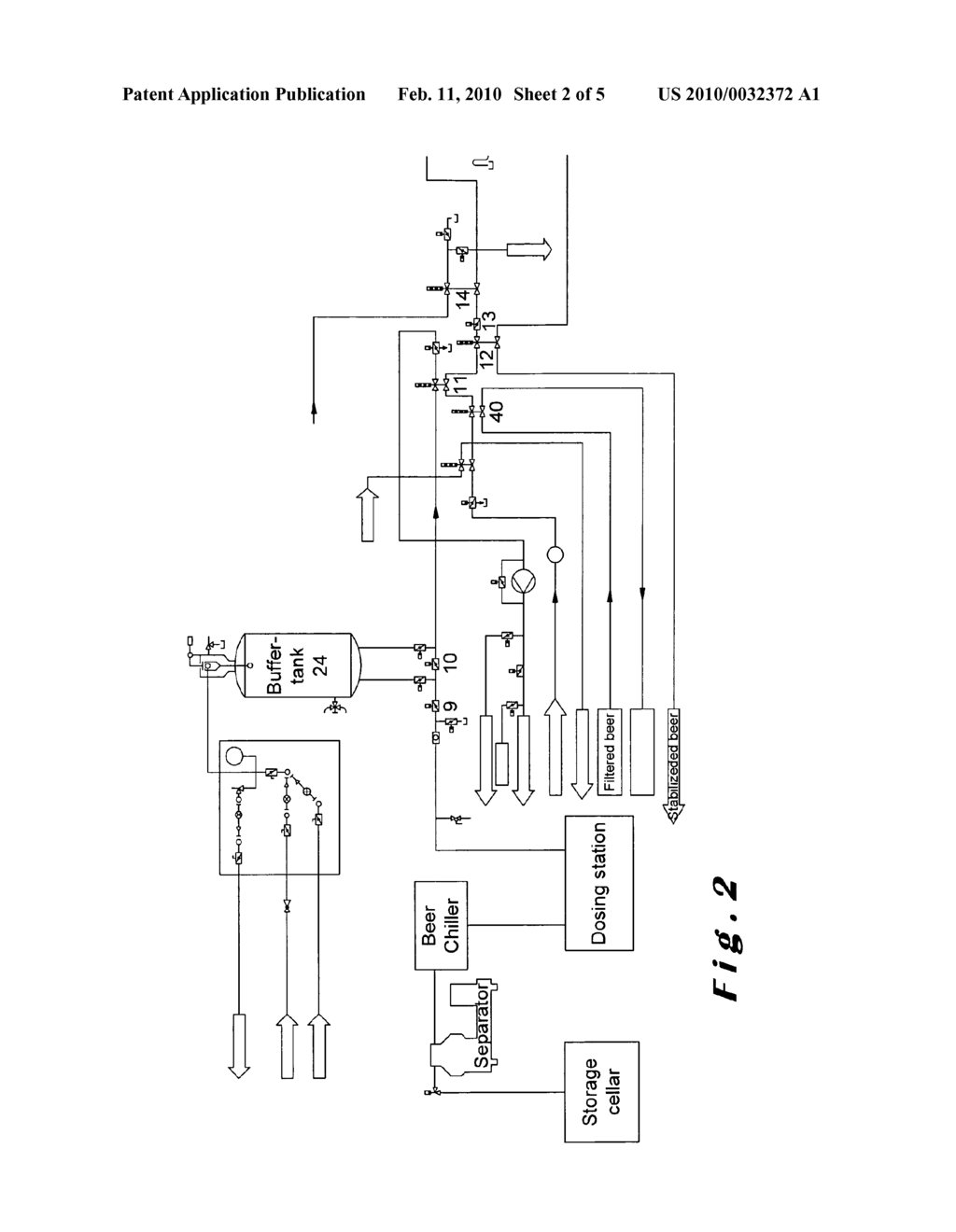 USE OF A PRIMARY LIQUID FILTRATION/STABILIZATION INSTALLATION FOR TRIPLE PURPOSE - diagram, schematic, and image 03