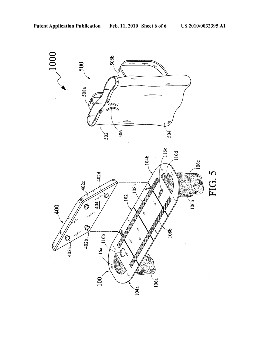 FOLDABLE TRAY ATTACHMENT AND PACKAGE FOR CHAIR - diagram, schematic, and image 07