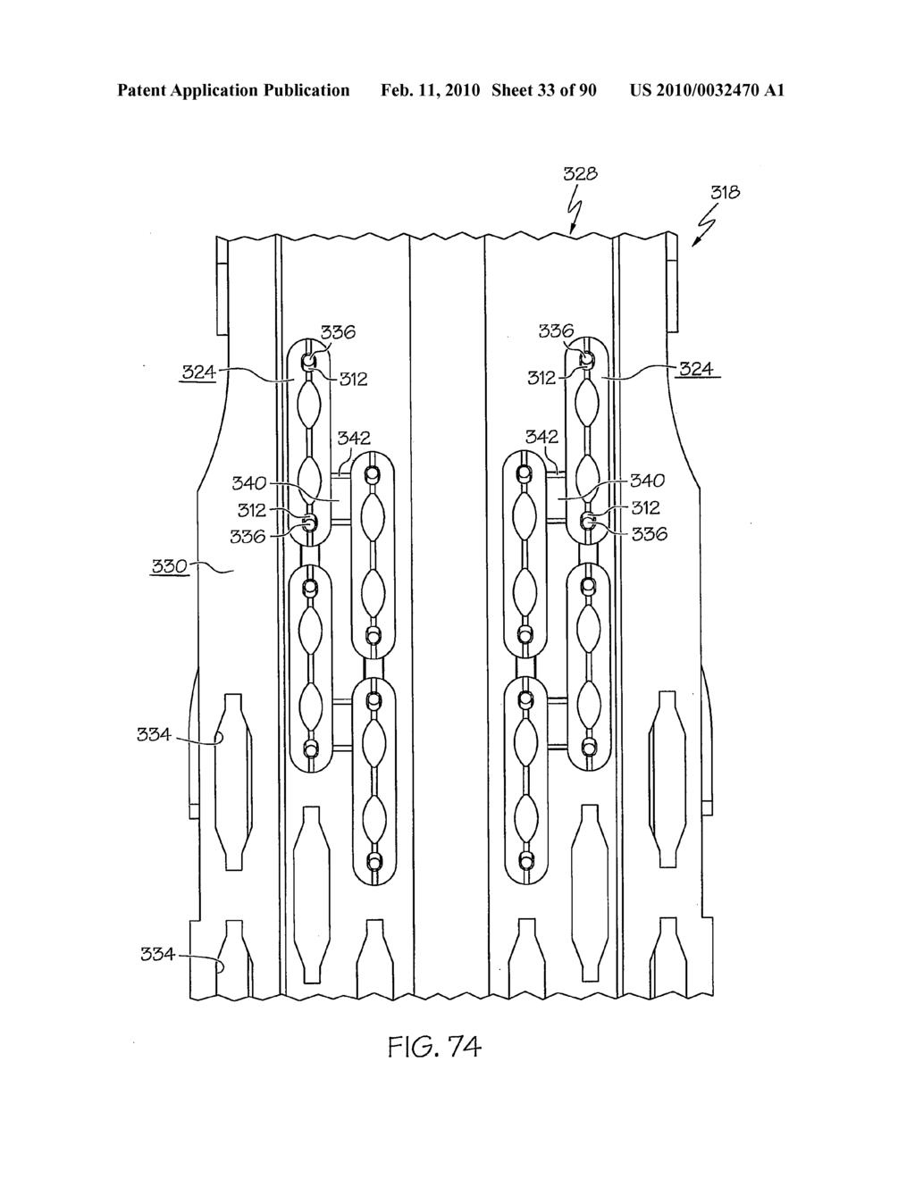 SURGICAL STAPLING SYSTEMS AND STAPLE CARTRIDGES FOR DEPLOYING SURGICAL STAPLES WITH TISSUE COMPRESSION FEATURES - diagram, schematic, and image 34