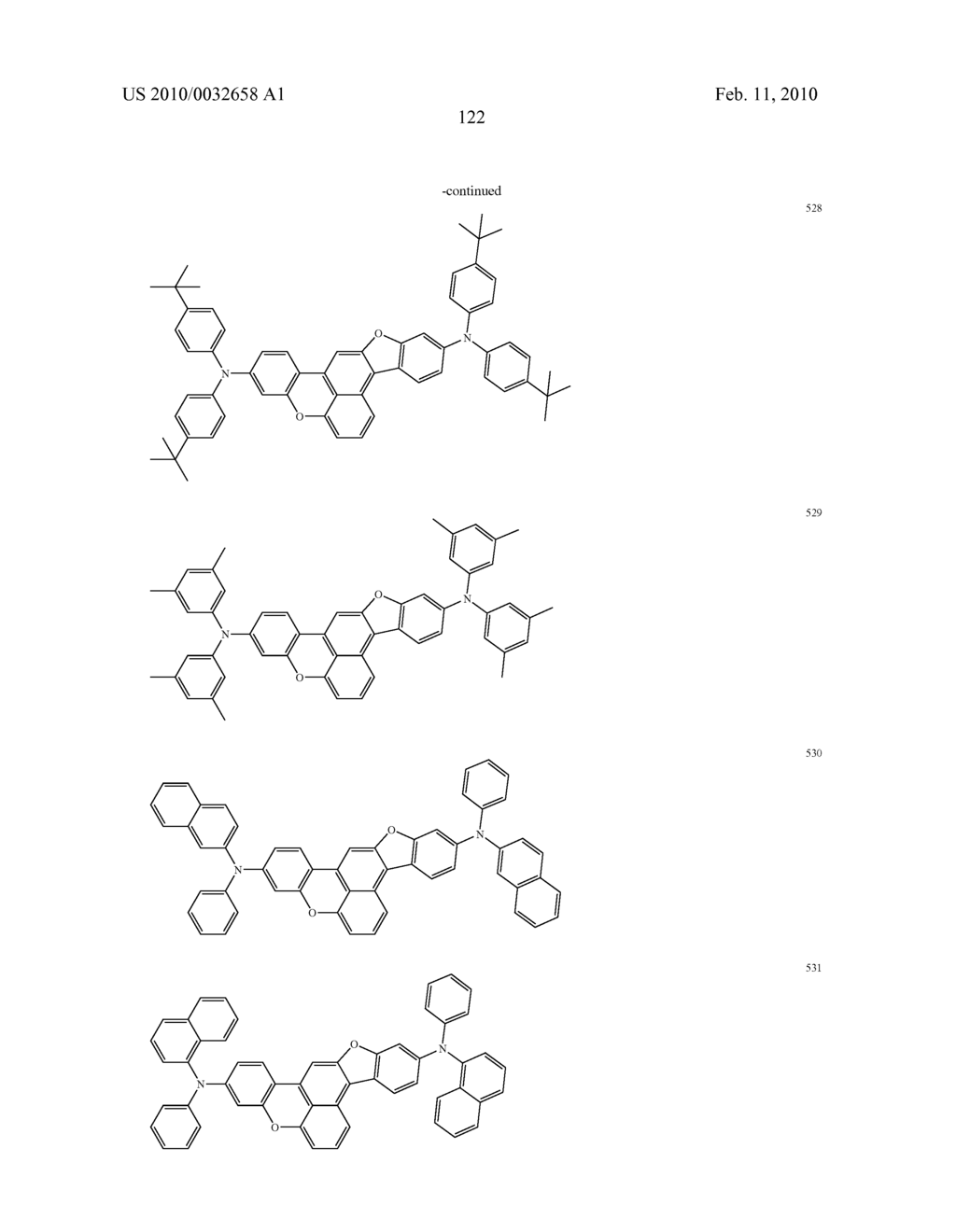 Novel organic electroluminescent compounds and organic electroluminescent device using the same - diagram, schematic, and image 124