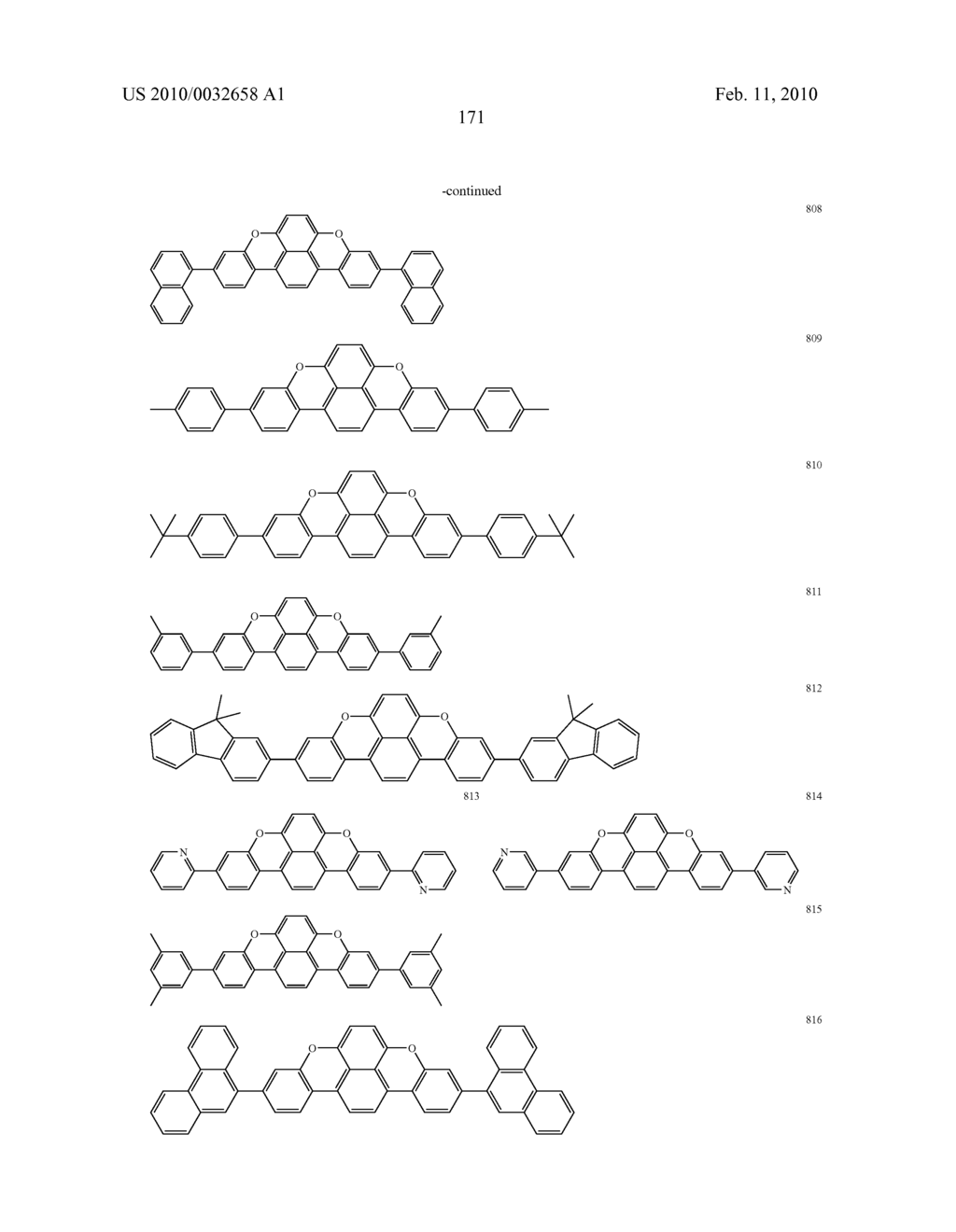 Novel organic electroluminescent compounds and organic electroluminescent device using the same - diagram, schematic, and image 173