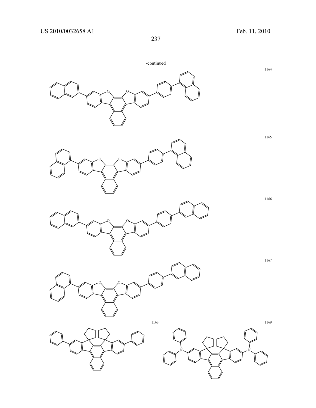 Novel organic electroluminescent compounds and organic electroluminescent device using the same - diagram, schematic, and image 239