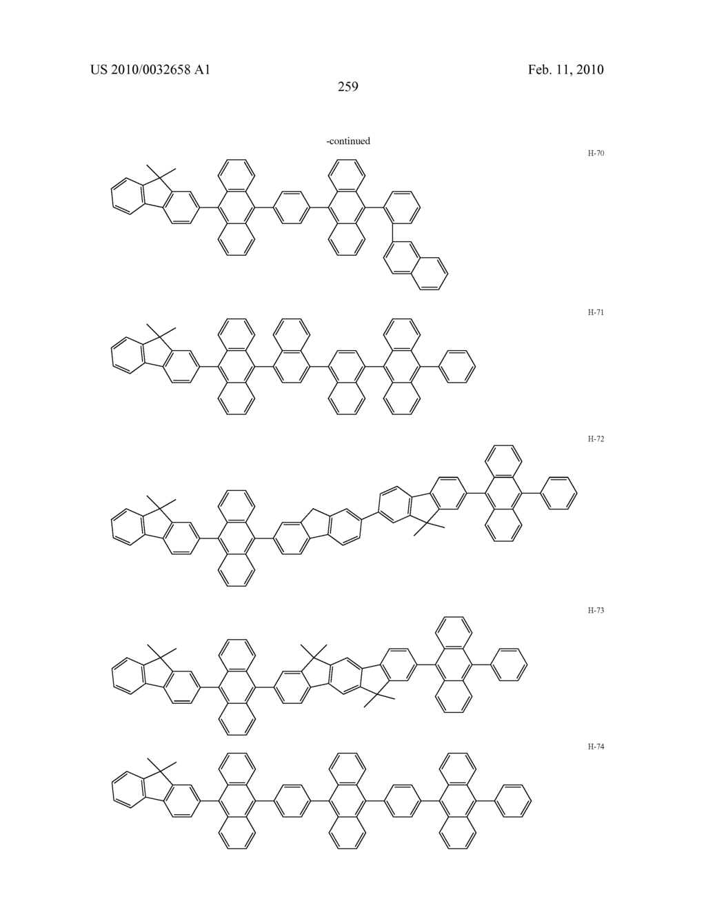 Novel organic electroluminescent compounds and organic electroluminescent device using the same - diagram, schematic, and image 261