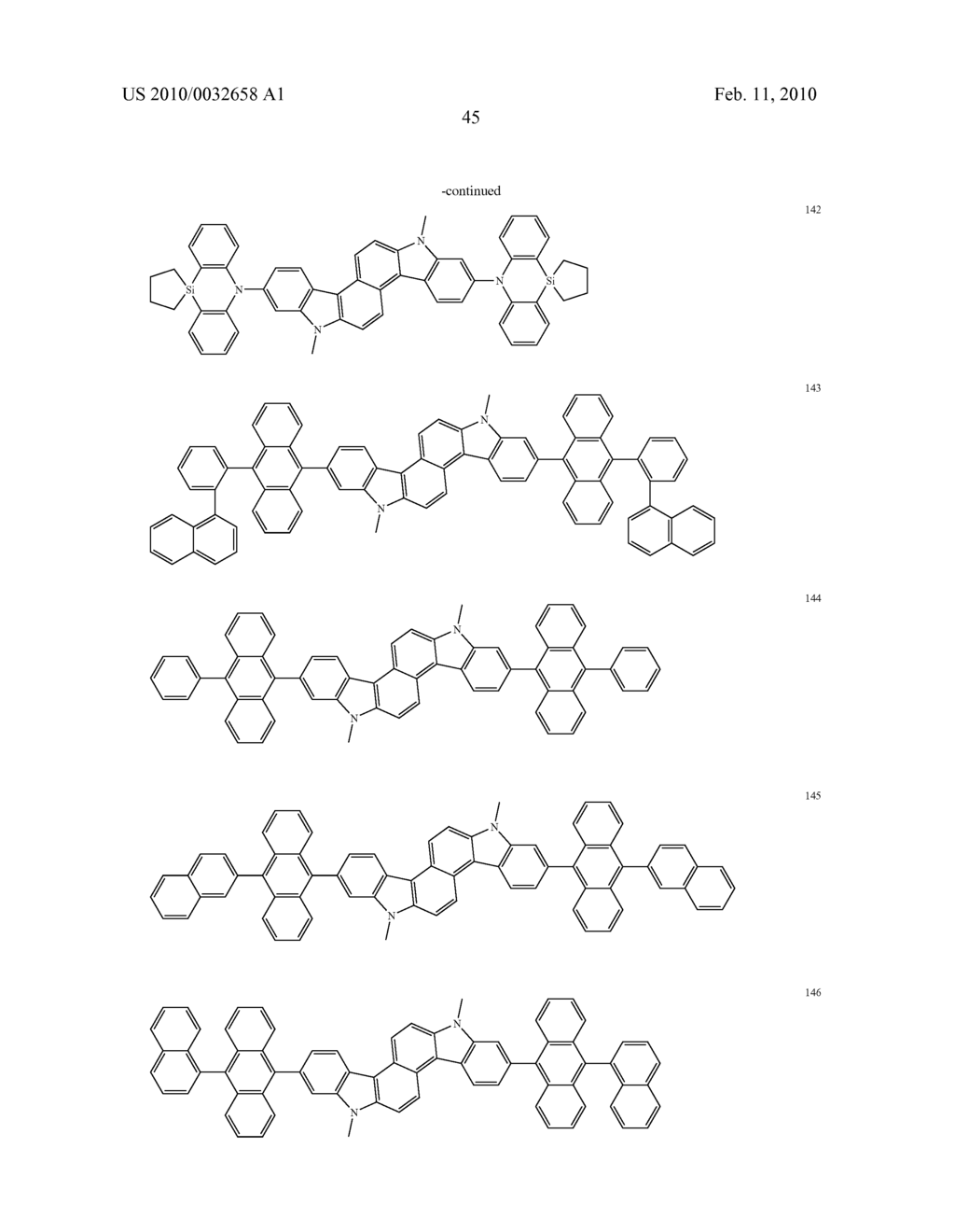 Novel organic electroluminescent compounds and organic electroluminescent device using the same - diagram, schematic, and image 47