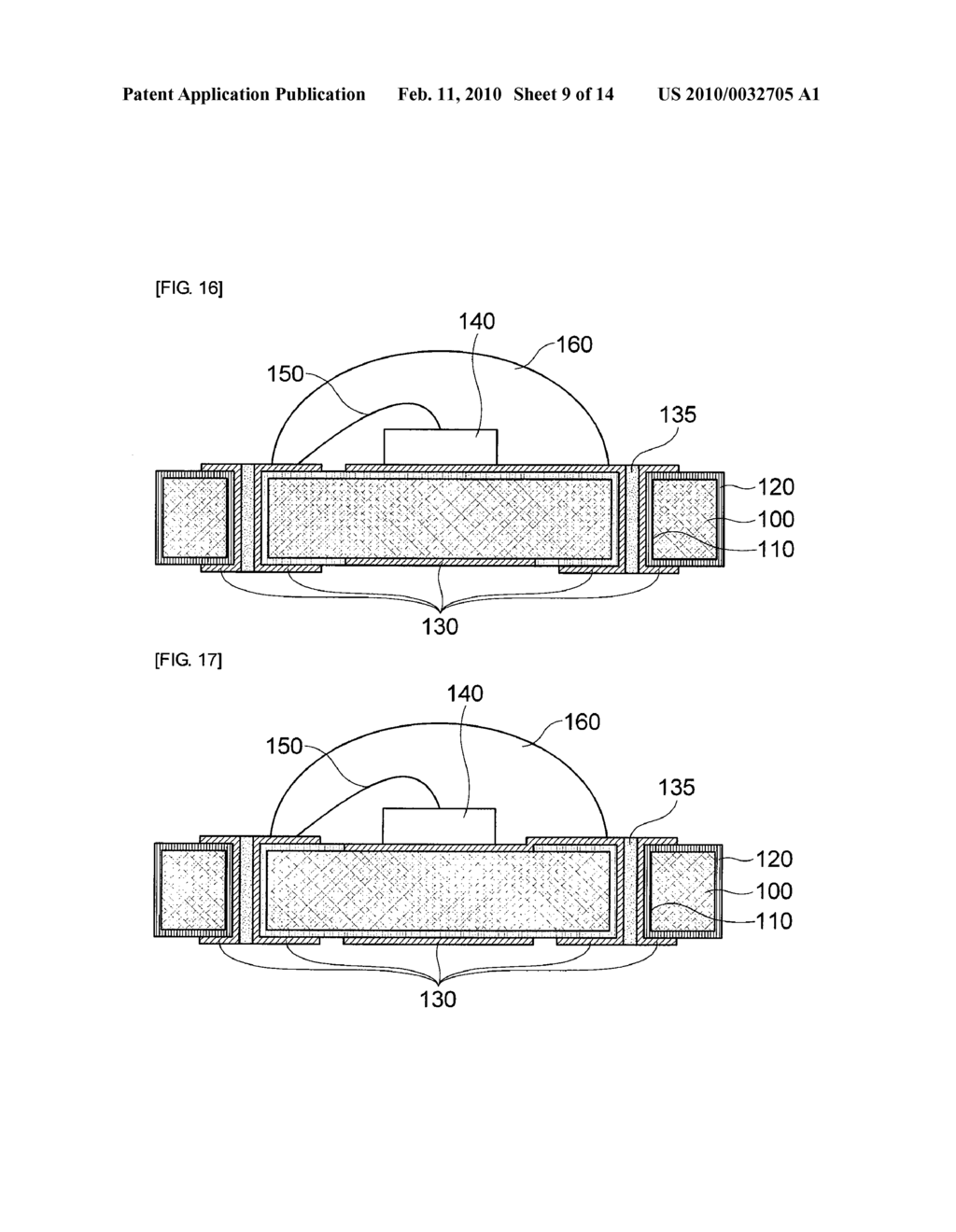 LIGHT EMITTING DIODE PACKAGE AND METHOD OF MANUFACTURING THE SAME - diagram, schematic, and image 10