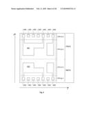 Semiconductor Device Portion Having Sub-193 Nanometers -Sized Gate Electrode Conductive Structures Formed from Linear Shaped Gate Electrode Layout Features Defined Along At Least Four Gate Electrode Tracks with Minimum End-to-End Spacing and Having Corresponding Non-Symmetric Diffusion Regions diagram and image