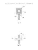 Semiconductor Device Portion Having Sub-193 Nanometers -Sized Gate Electrode Conductive Structures Formed from Linear Shaped Gate Electrode Layout Features Defined Along At Least Four Gate Electrode Tracks with Minimum End-to-End Spacing and Having Corresponding Non-Symmetric Diffusion Regions diagram and image