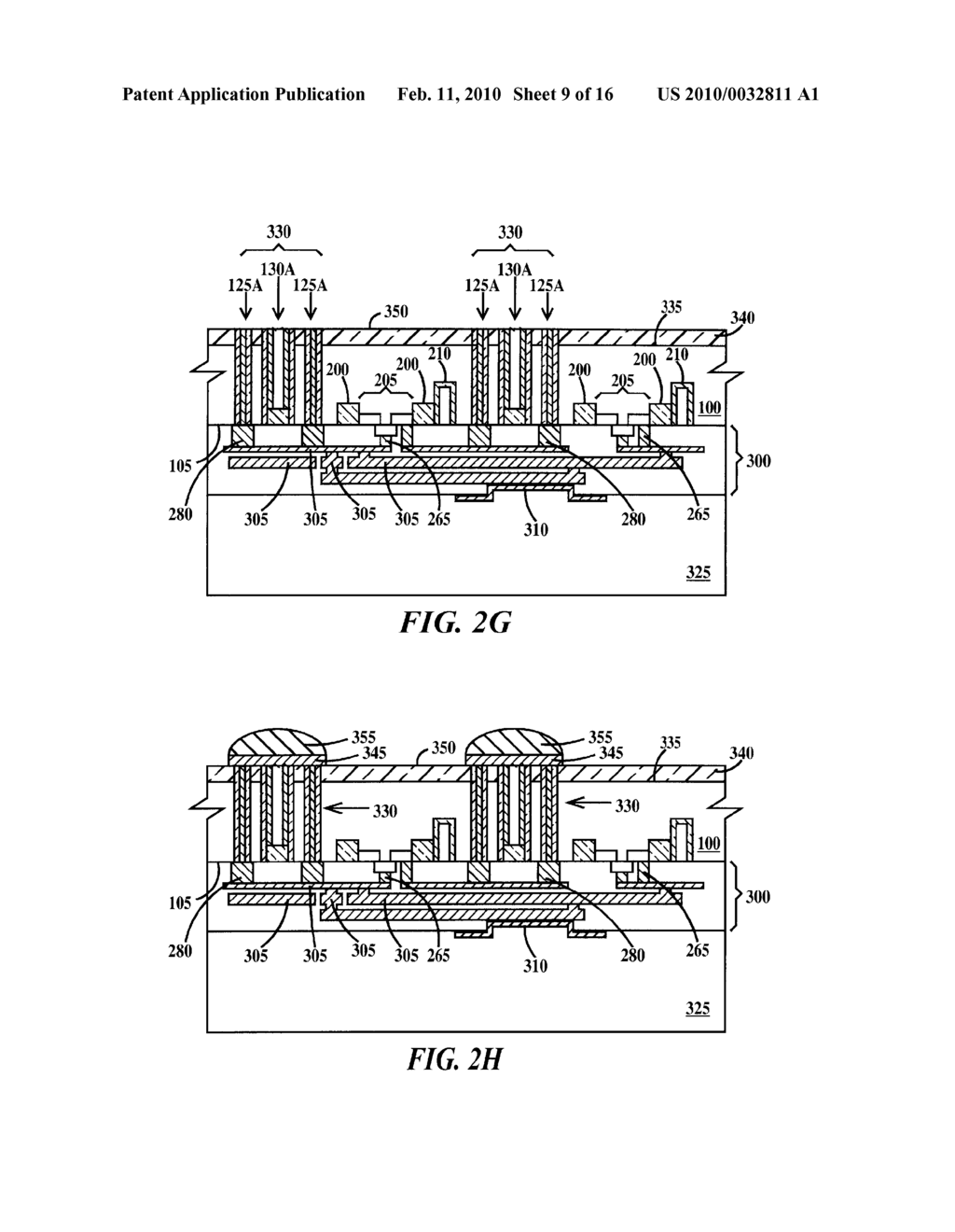 THROUGH WAFER VIAS AND METHOD OF MAKING SAME - diagram, schematic, and image 10