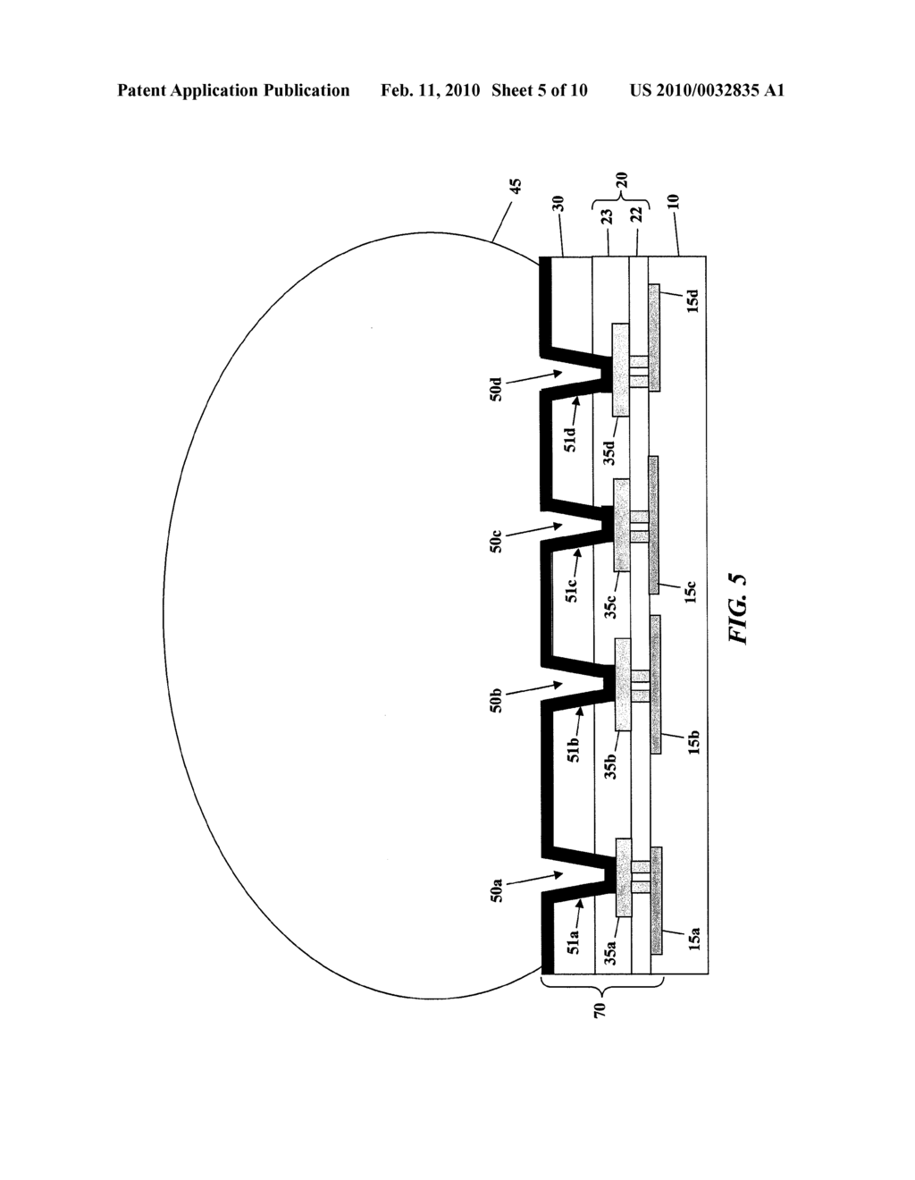 COMBINATION VIA AND PAD STRUCTURE FOR IMPROVED SOLDER BUMP ELECTROMIGRATION CHARACTERISTICS - diagram, schematic, and image 06