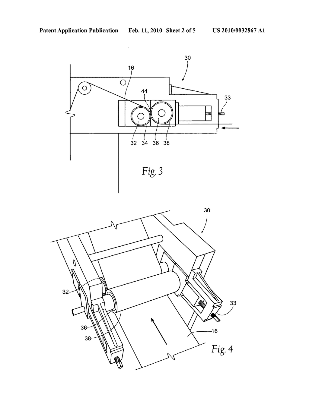 Method and apparatus for embossing non woven webs - diagram, schematic, and image 03