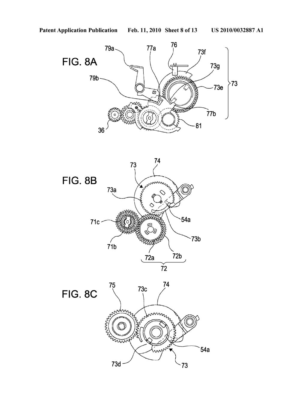 DRIVE SWITCHING MECHANISM AND FEEDING DEVICE - diagram, schematic, and image 09