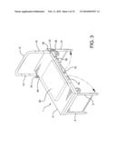 Convertible cart table diagram and image