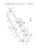 Convertible cart table diagram and image