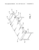 Convertible cart table diagram and image