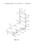 Convertible cart table diagram and image