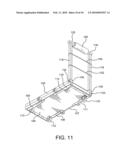 Convertible cart table diagram and image