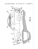 Multiple use vehicle accessory diagram and image