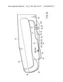 STRUCTURE FOR STORING SEAT FOR AUTOMOBILE diagram and image