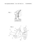 FASTENING DEVICE FOR HINGES OF A MOTOR VEHICLE DOOR diagram and image