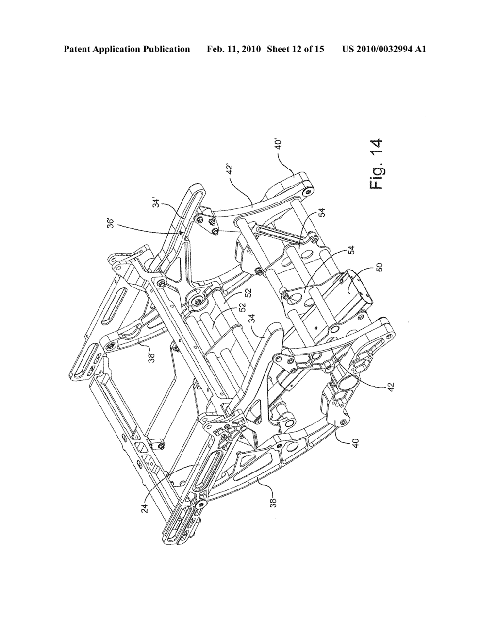 SEAT ARTICULATION MECHANISM - diagram, schematic, and image 13