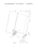 BUILT-IN SLIDING ROTATING ELEMENT FOR MODULAR CORNER CABINETS diagram and image