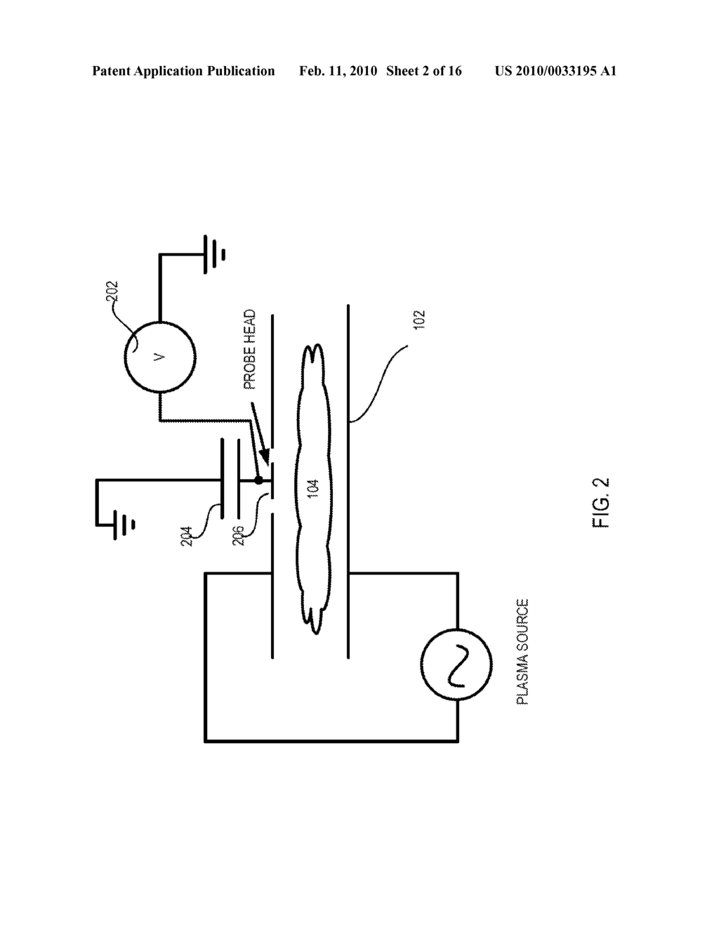 PASSIVE CAPACITIVELY-COUPLED ELECTROSTATIC (CCE) PROBE ARRANGEMENT FOR DETECTING PLASMA INSTABILITIES IN A PLASMA PROCESSING CHAMBER - diagram, schematic, and image 03