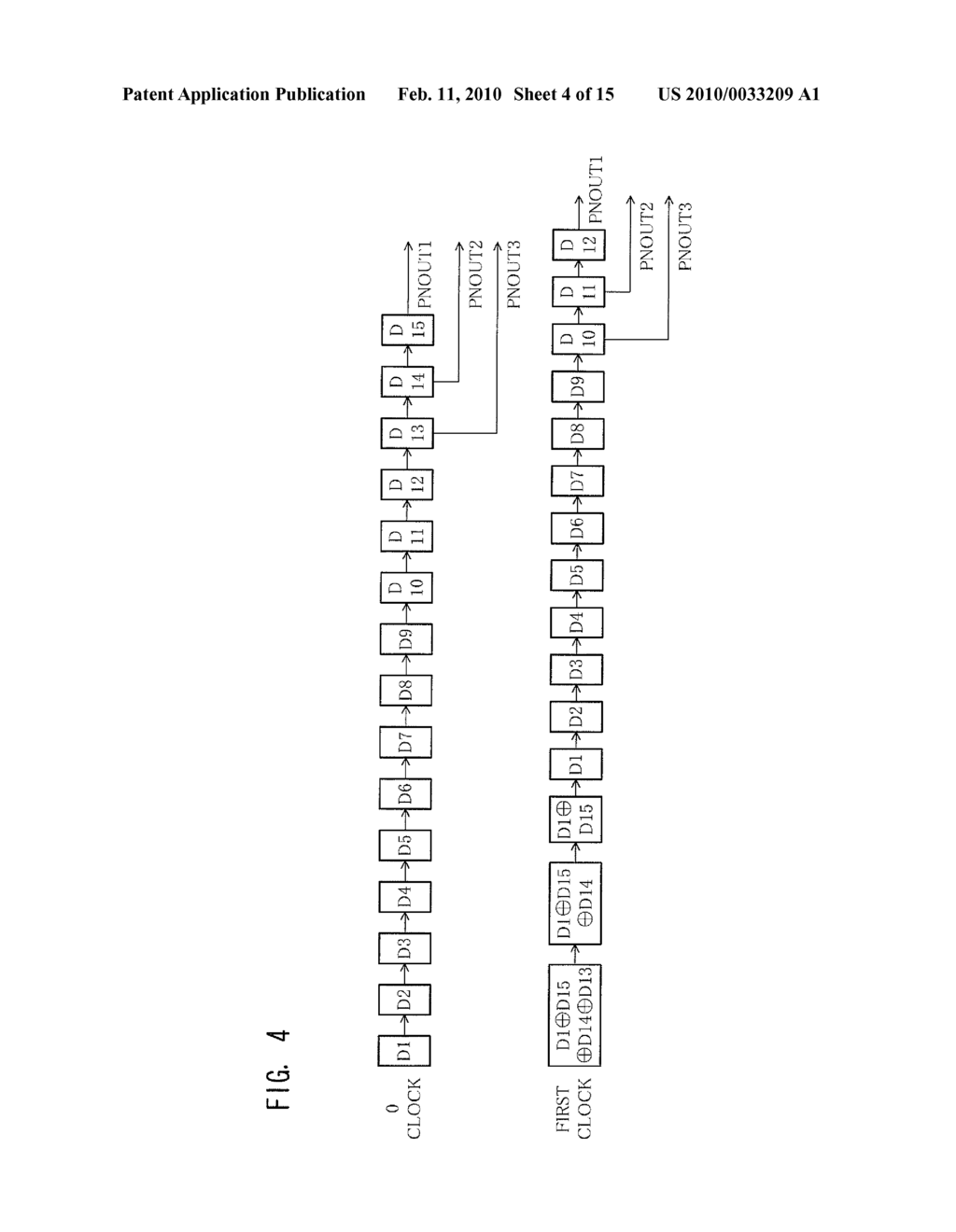 METHOD AND DEVICE FOR GENERATING PSEUDO-RANDOM BINARY DATA - diagram, schematic, and image 05