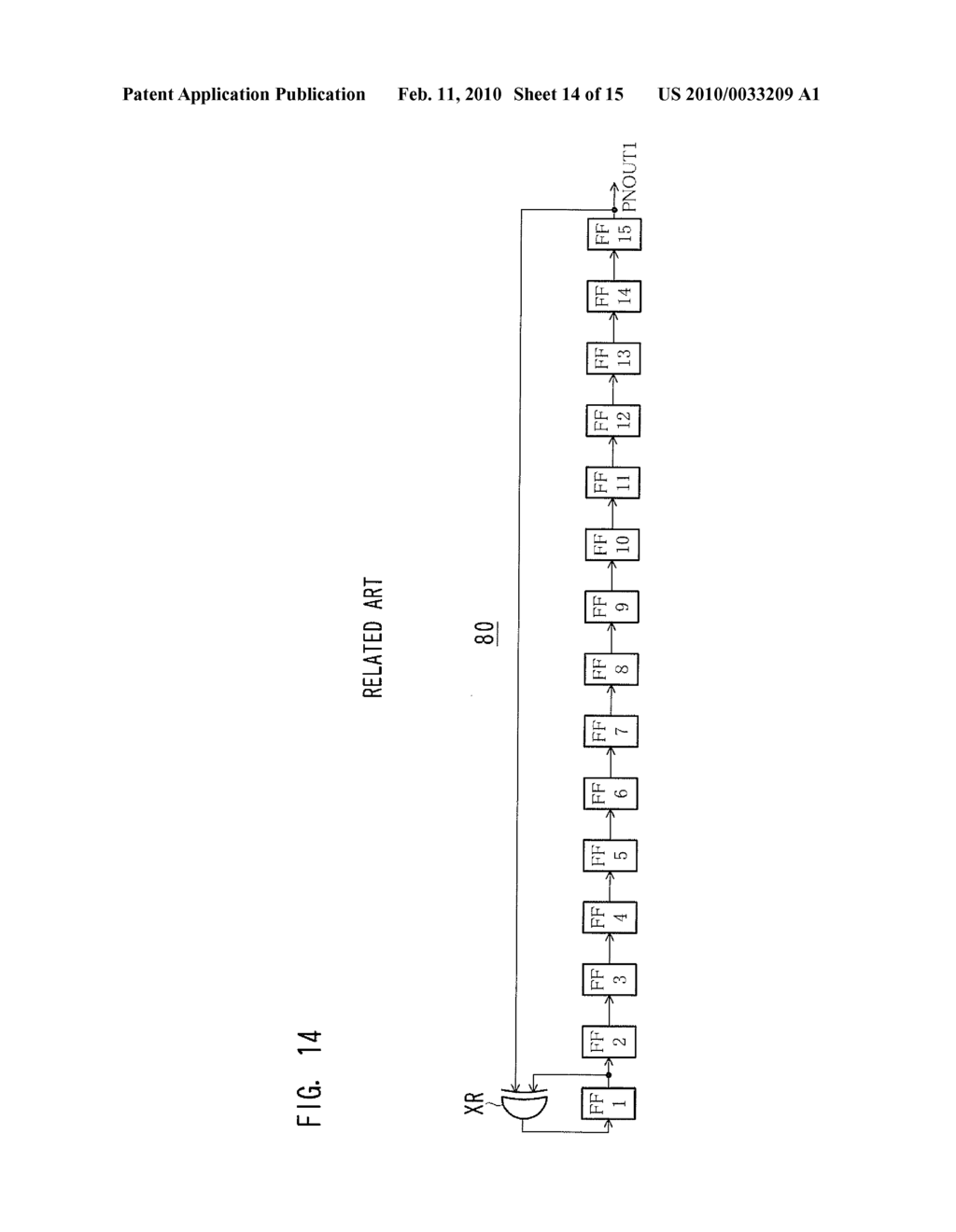 METHOD AND DEVICE FOR GENERATING PSEUDO-RANDOM BINARY DATA - diagram, schematic, and image 15