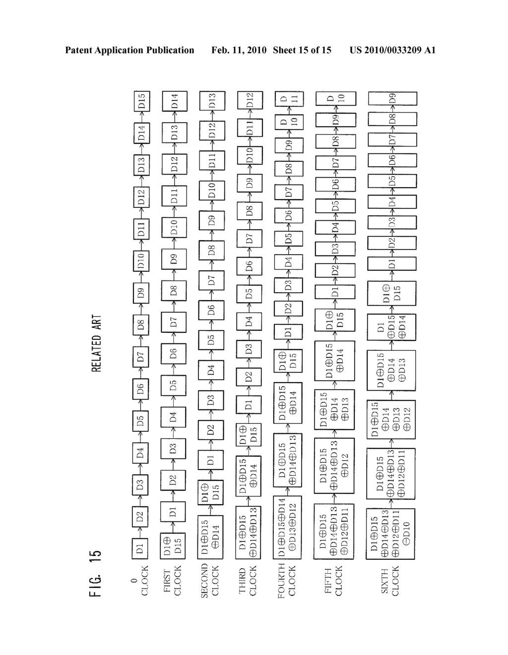 METHOD AND DEVICE FOR GENERATING PSEUDO-RANDOM BINARY DATA - diagram, schematic, and image 16