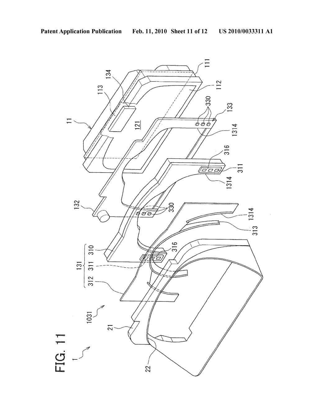 DISPLAY DEVICE FOR VEHICLE - diagram, schematic, and image 12