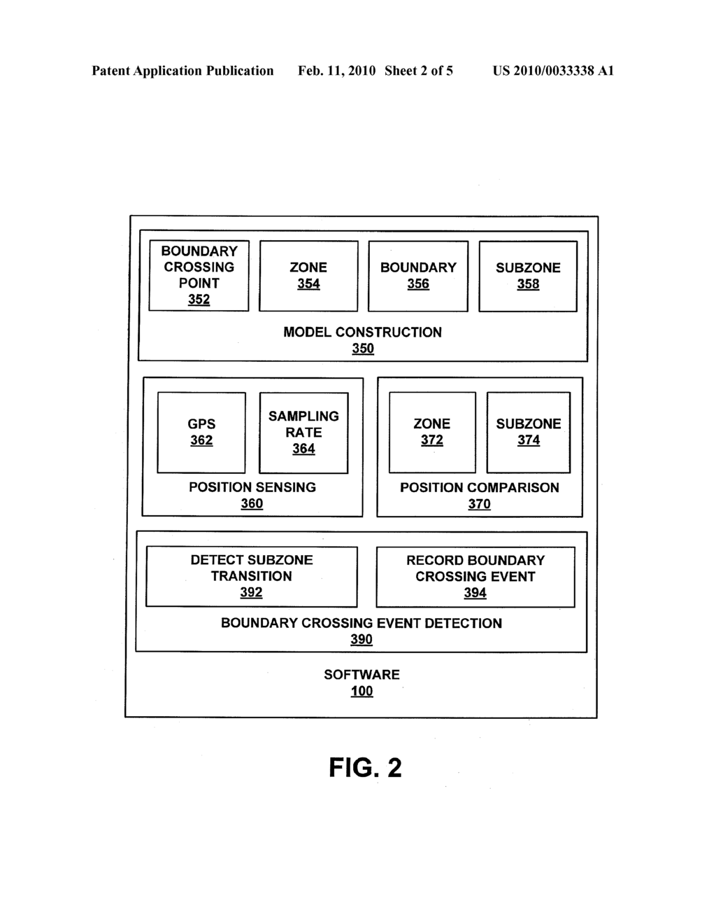 SYSTEM AND METHOD FOR DETECTING A BOUNDARY CROSSING EVENT - diagram, schematic, and image 03