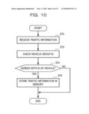 IN-VEHICLE APPARATUS, ROADSIDE DEVICE, AND TRAFFIC INFORMATION SYSTEM diagram and image