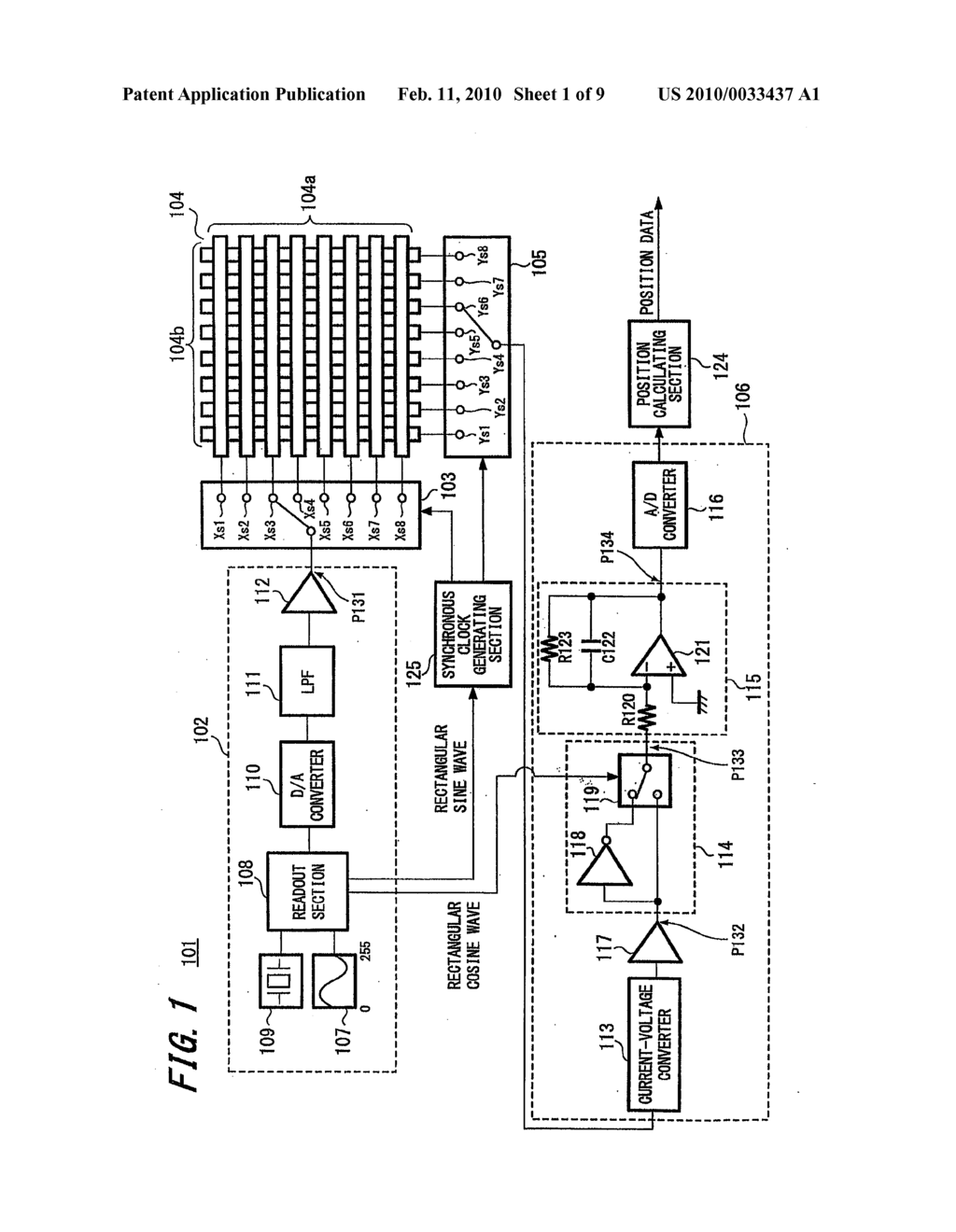 POSITION DETECTING DEVICE AND POSITION DETECTING METHOD - diagram, schematic, and image 02