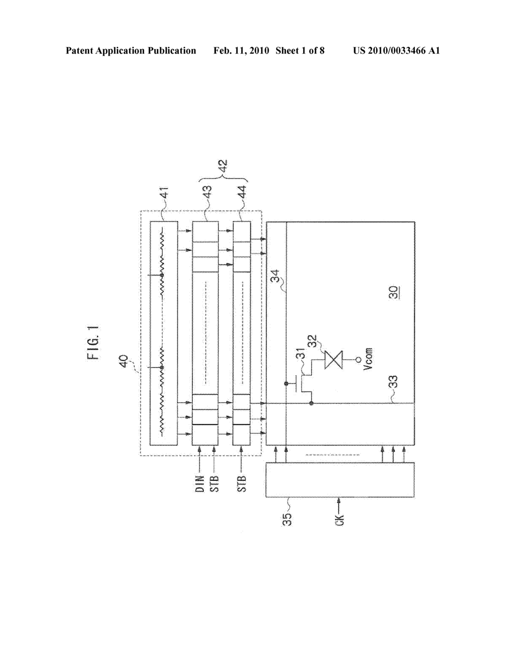 DISPLAY DRIVING DEVICE, SEMICONDUCTOR DEVICE AND LIQUID CRYSTAL DISPLAY APPARATUS - diagram, schematic, and image 02