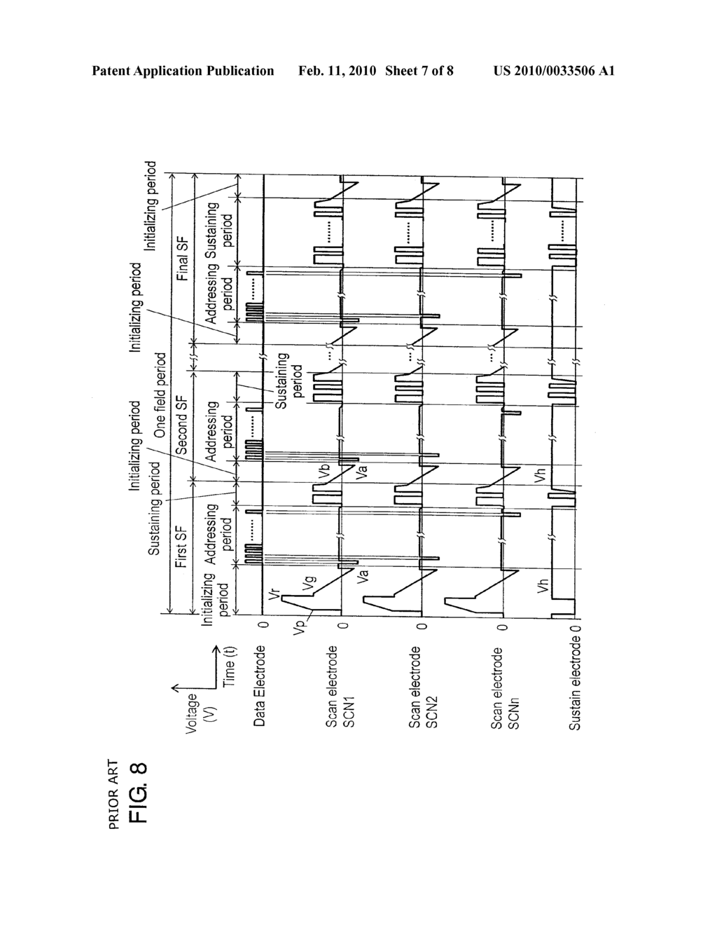 METHOD OF DRIVING PLASMA DISPLAY PANEL - diagram, schematic, and image 08