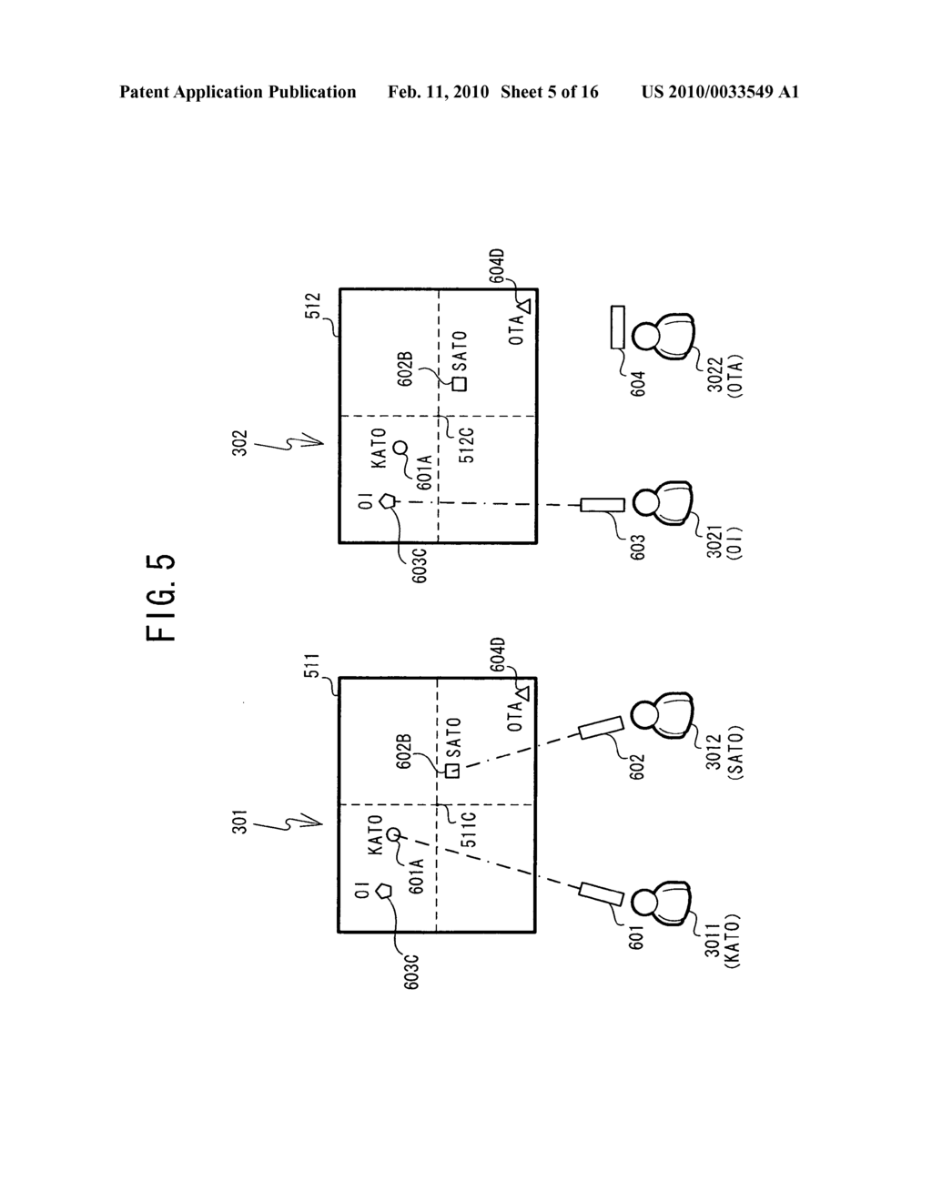 Display control apparatus, remote control that transmits information to display control apparatus, and video conference system - diagram, schematic, and image 06