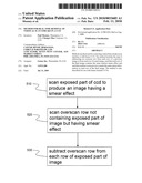 METHOD FOR REAL-TIME REMOVAL OF VERTICAL SCAN STREAKS IN A CCD diagram and image