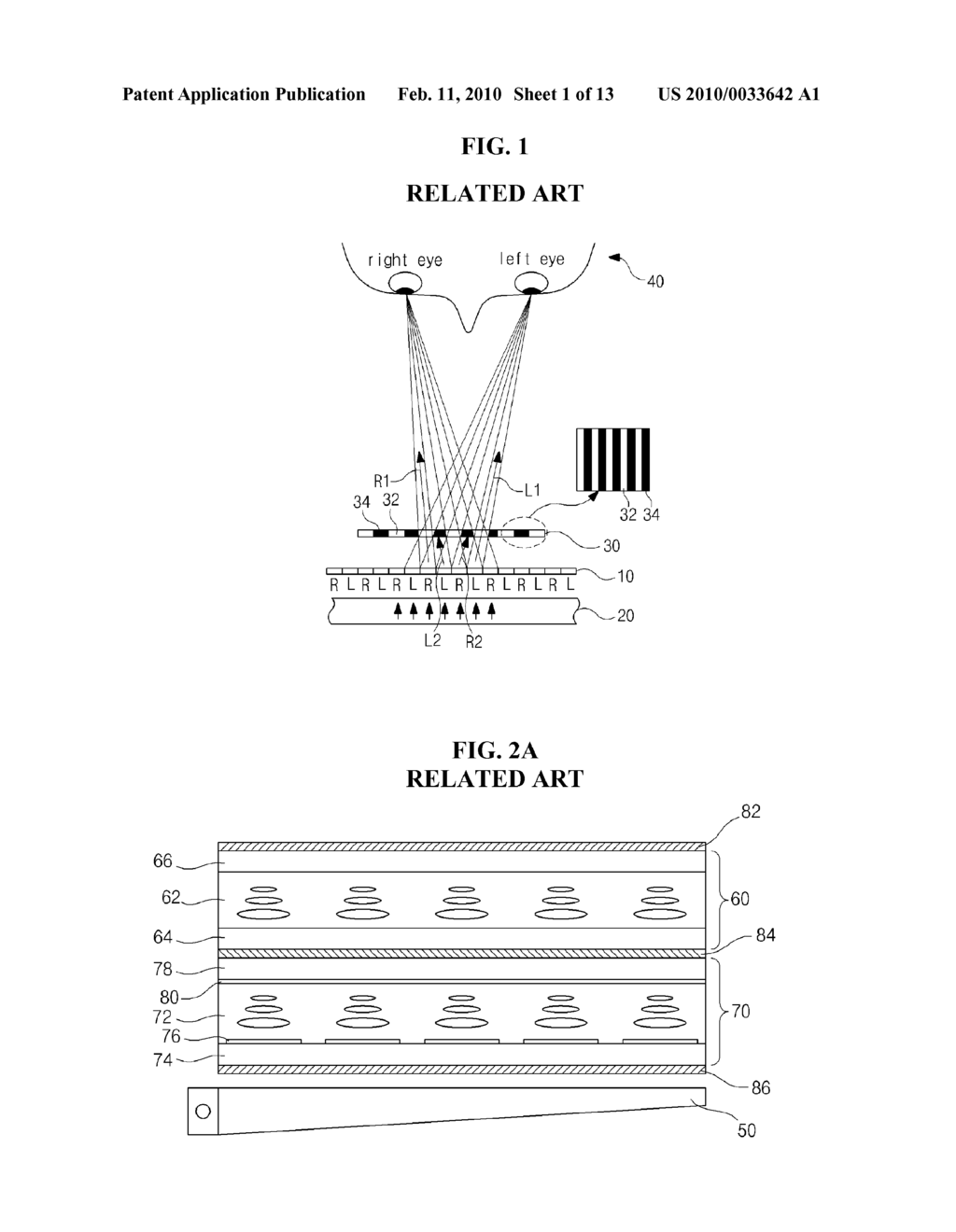 PARALLAX BARRIER LIQUID CRYSTAL PANEL FOR STEREOSCOPIC DISPLAY DEVICE AND FABRICATION METHOD THEREOF - diagram, schematic, and image 02