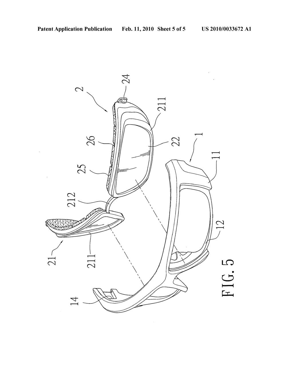 Eyeglass assembly - diagram, schematic, and image 06