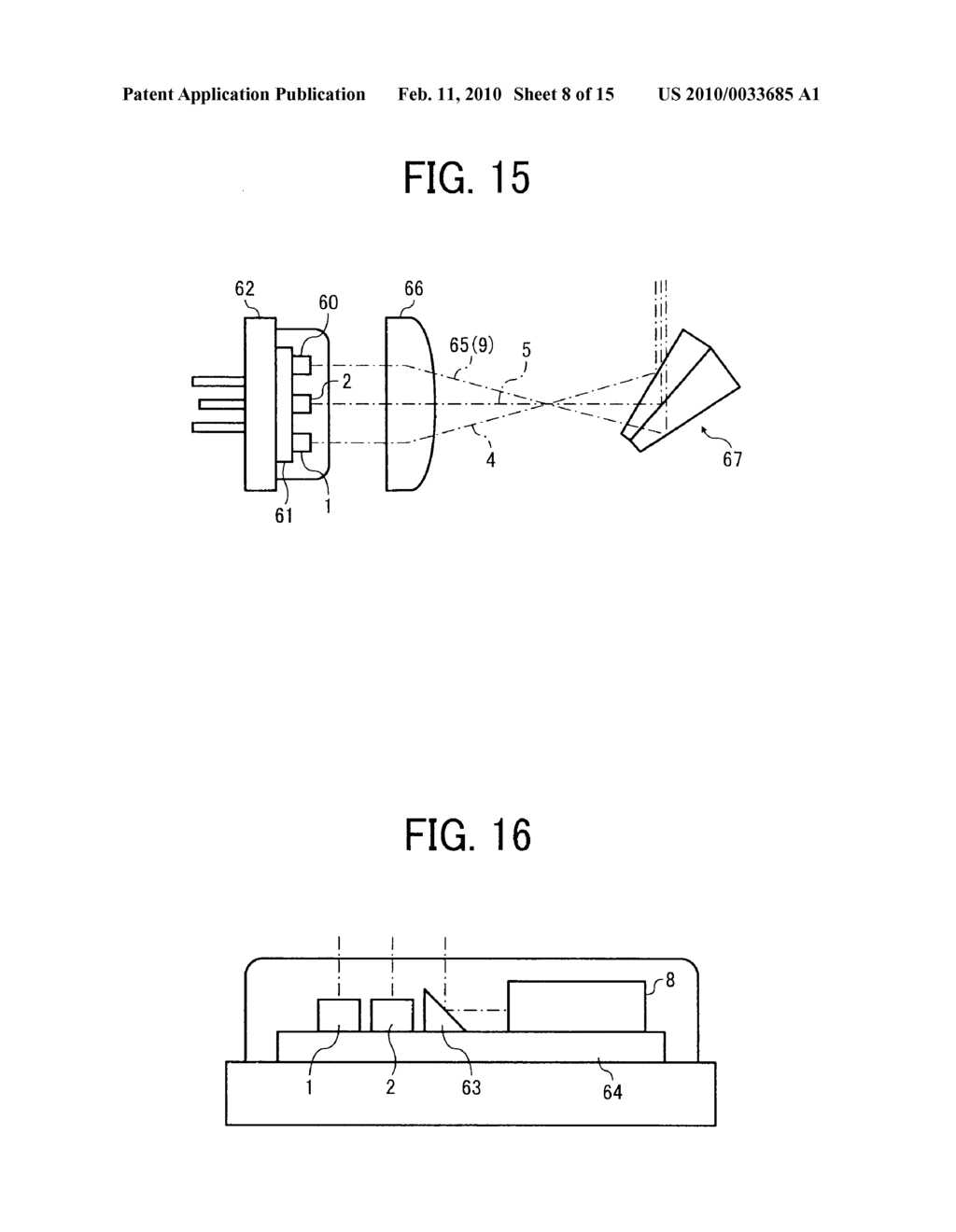 LIGHTING DEVICE AND PROJECTION IMAGE DISPLAY UNIT - diagram, schematic, and image 09