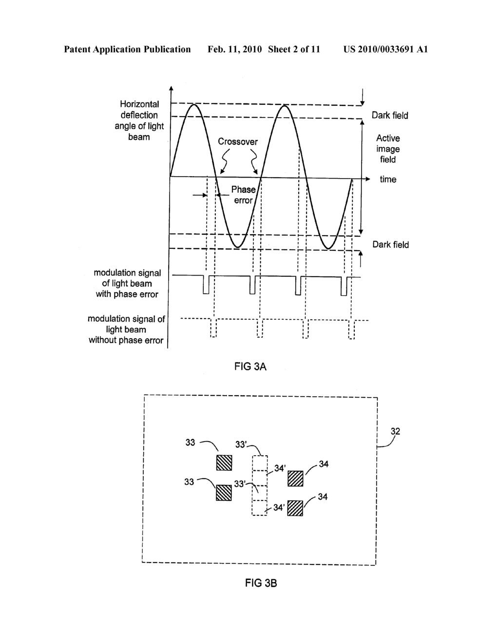 SCANNING PROJECTION APPARATUS WITH PHASE DETECTION AND COMPENSATION - diagram, schematic, and image 03