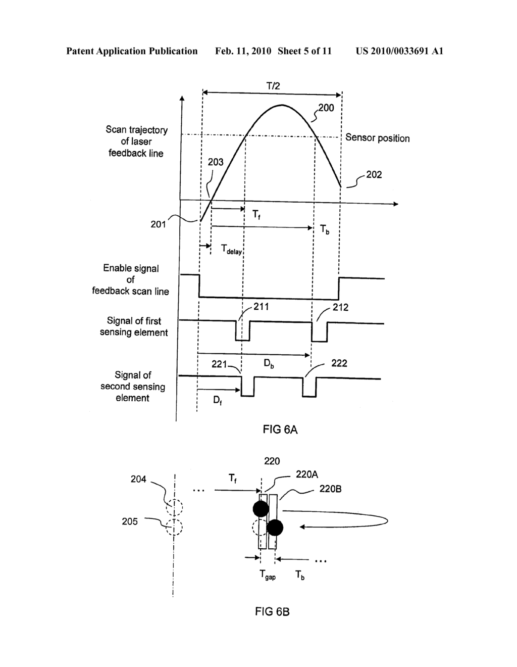 SCANNING PROJECTION APPARATUS WITH PHASE DETECTION AND COMPENSATION - diagram, schematic, and image 06