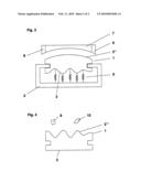 METHOD AND APPARATUS FOR PRODUCING AN ELEMENT HAVING AT LEAST ONE FREEFORM SURFACE HAVING A HIGH ACCURACY OF FORM AND A LOW SURFACE ROUGHNESS diagram and image