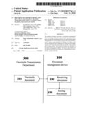 Document management device and document management method with identification, classification, search, and save functions diagram and image