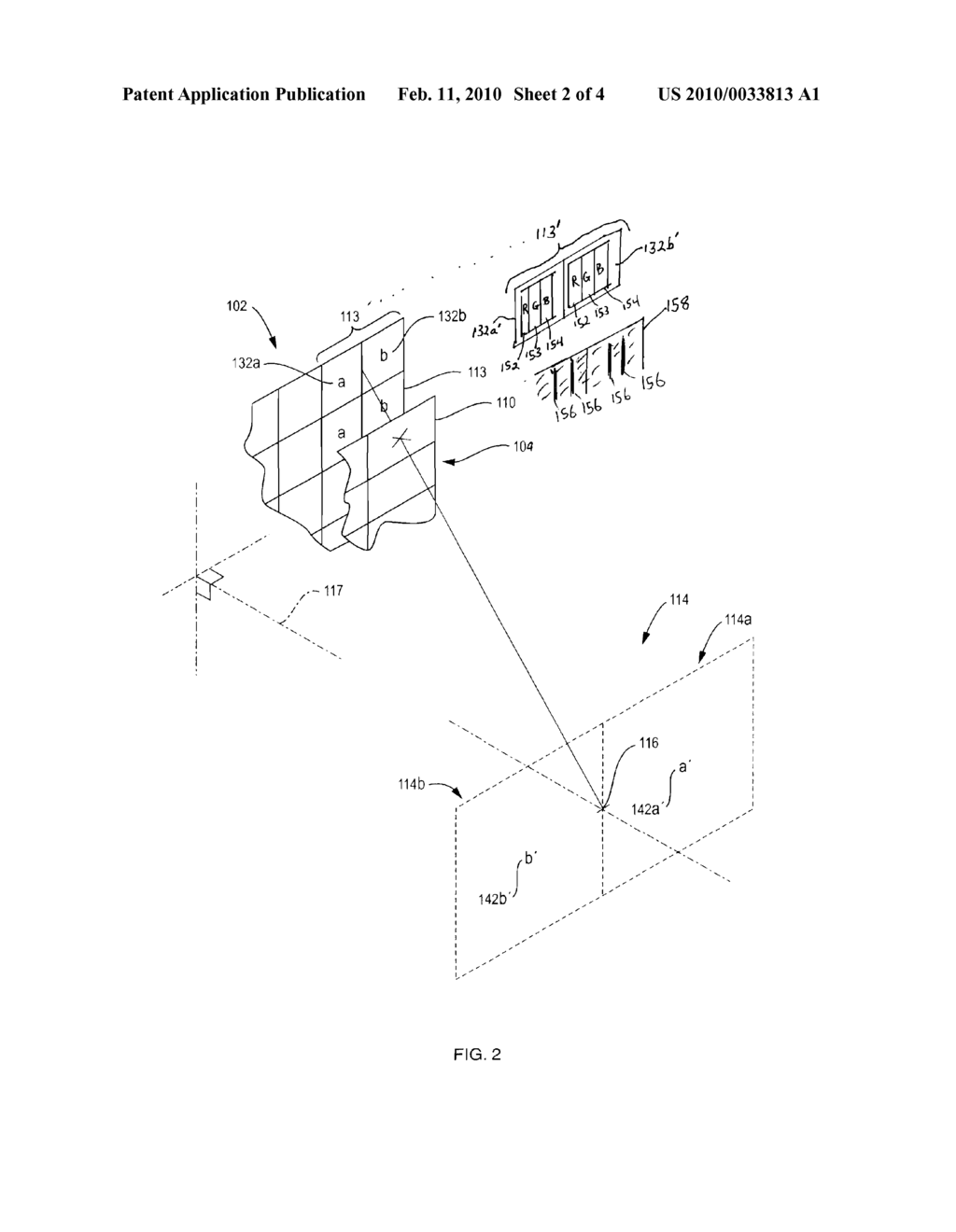 3-D Display Requiring No Special Eyewear - diagram, schematic, and image 03