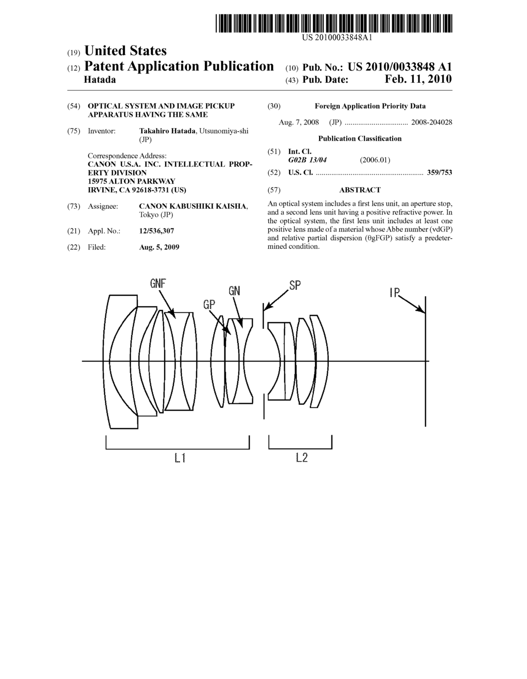 OPTICAL SYSTEM AND IMAGE PICKUP APPARATUS HAVING THE SAME - diagram, schematic, and image 01