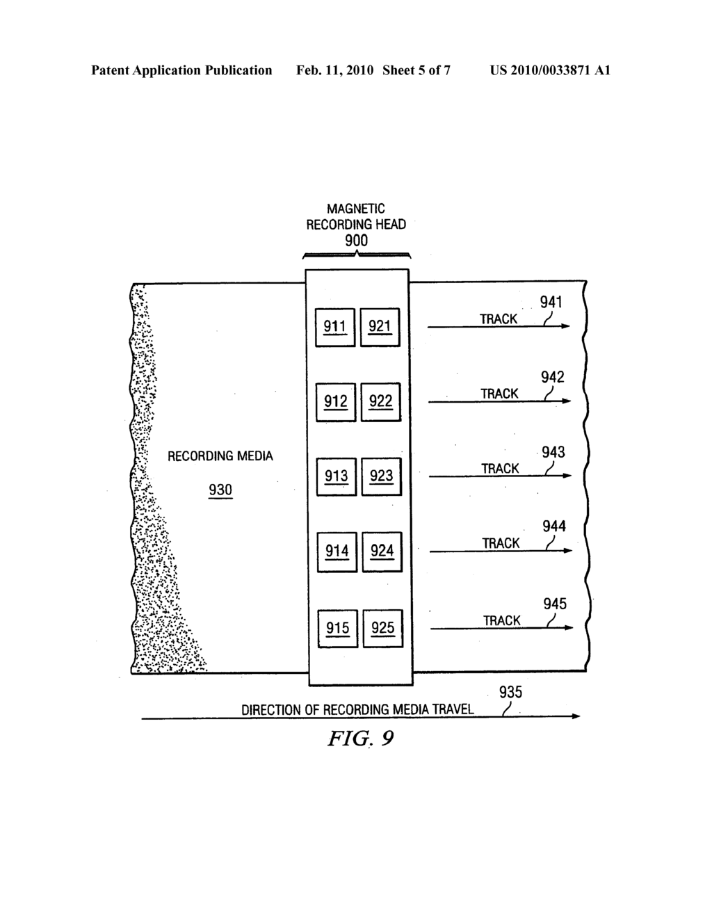 BI-DIRECTIONAL MAGNETIC RECORDING HEAD BUILT ON A COMMON SUBSTRATE - diagram, schematic, and image 06