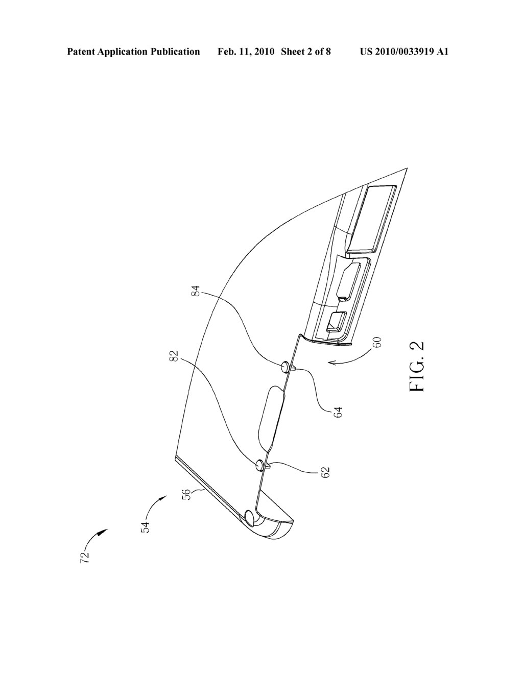 FIXING MECHANISM FOR FIXING A REMOVABLE MODULE OF AN ELECTRONIC DEVICE - diagram, schematic, and image 03