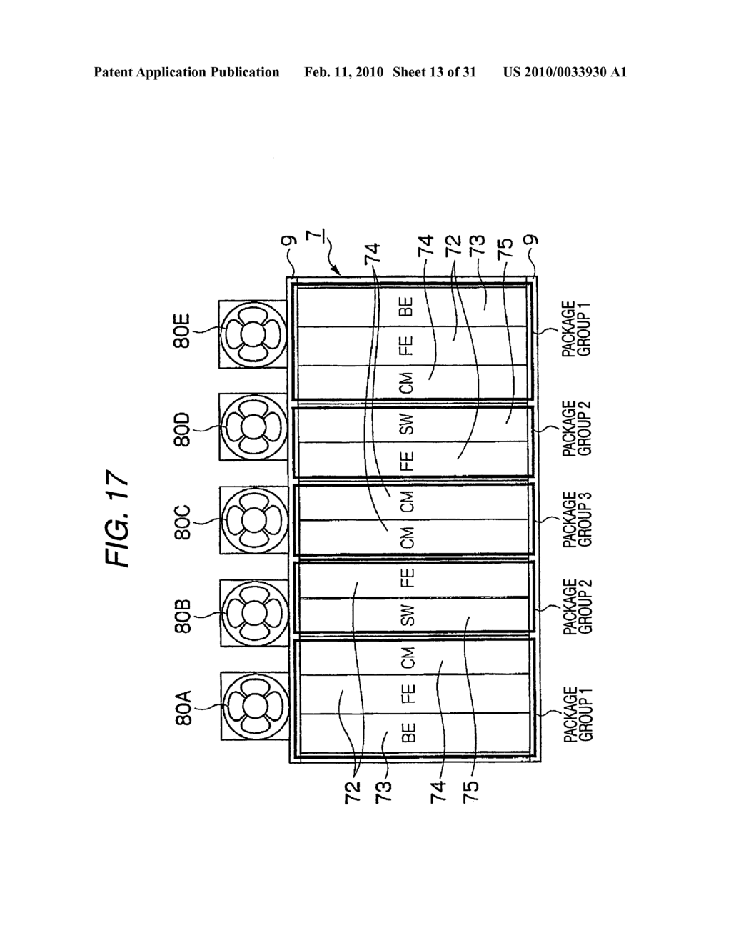 Storage apparatus, fan device, and controller unit device - diagram, schematic, and image 14